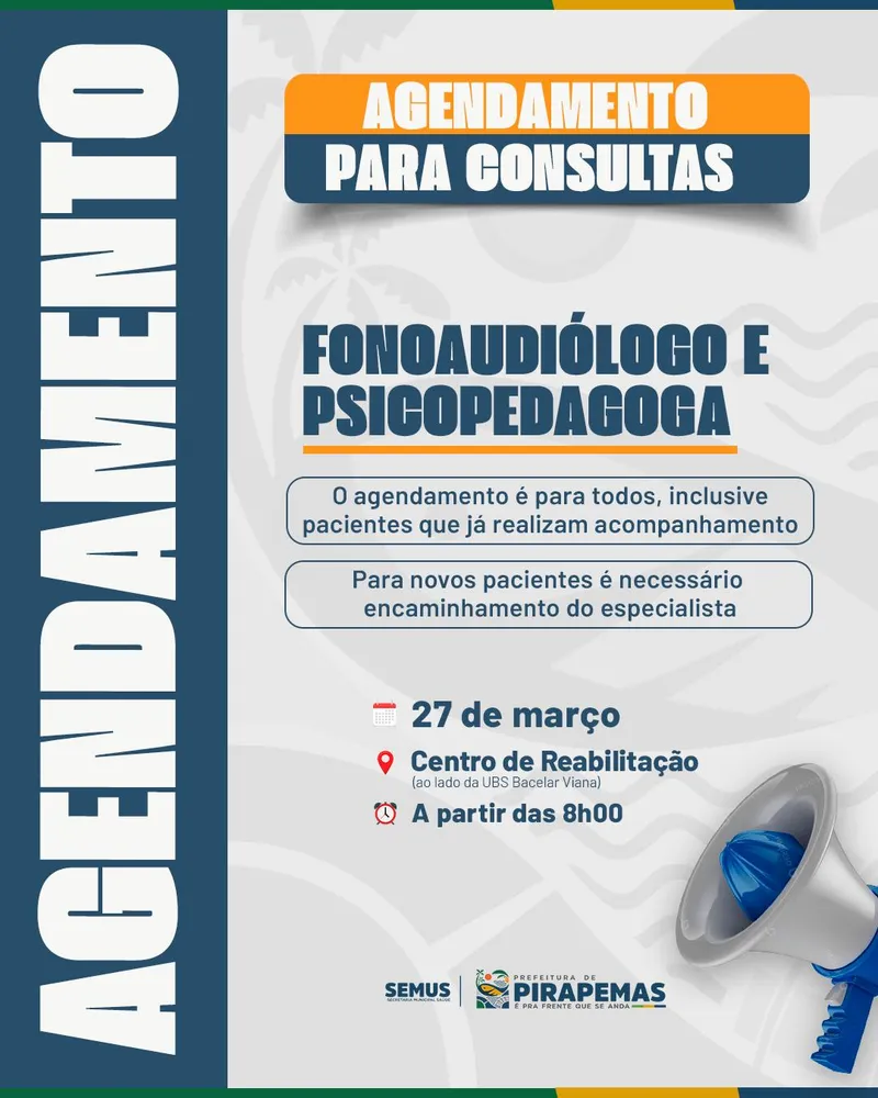 🩺📢 ATENÇÃO, PIRAPEMAS!