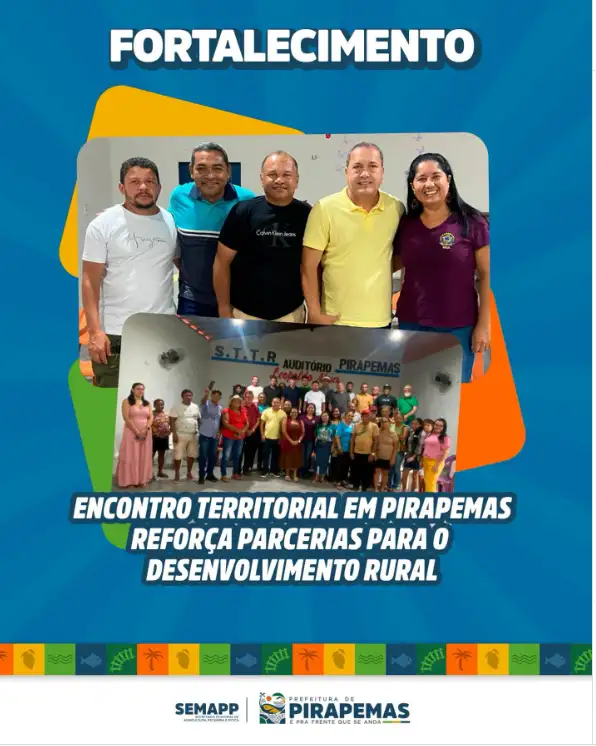 Reunião de Sensibilização da Política Territorial da Sociedade Civil e do Poder Público!