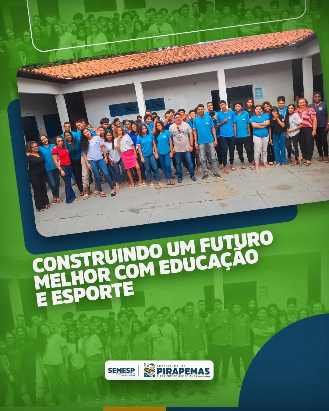 CONSTRUINDO UM FUTURO MELHOR COM EDUCAÇÃO E ESPORTE!