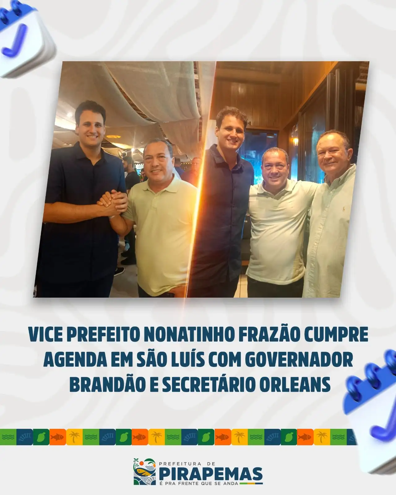 Agenda institucional em São Luís!