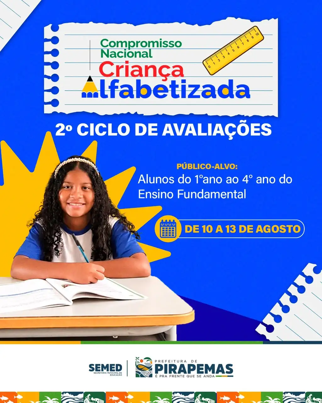 📚✏️ A educação de Pirapemas segue avançando!