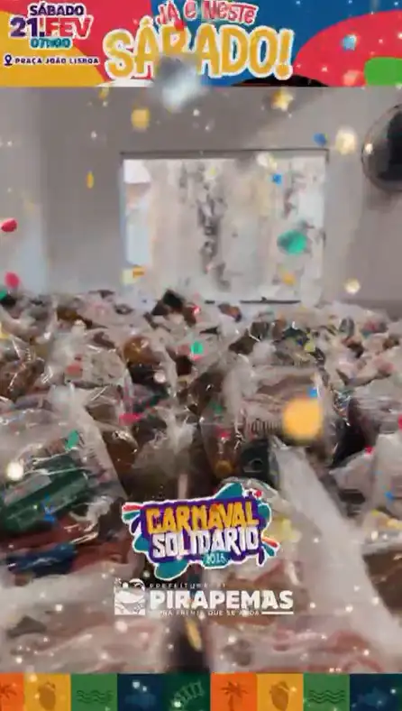 Carnaval Solidário da Prefeitura de Pirapemas!
