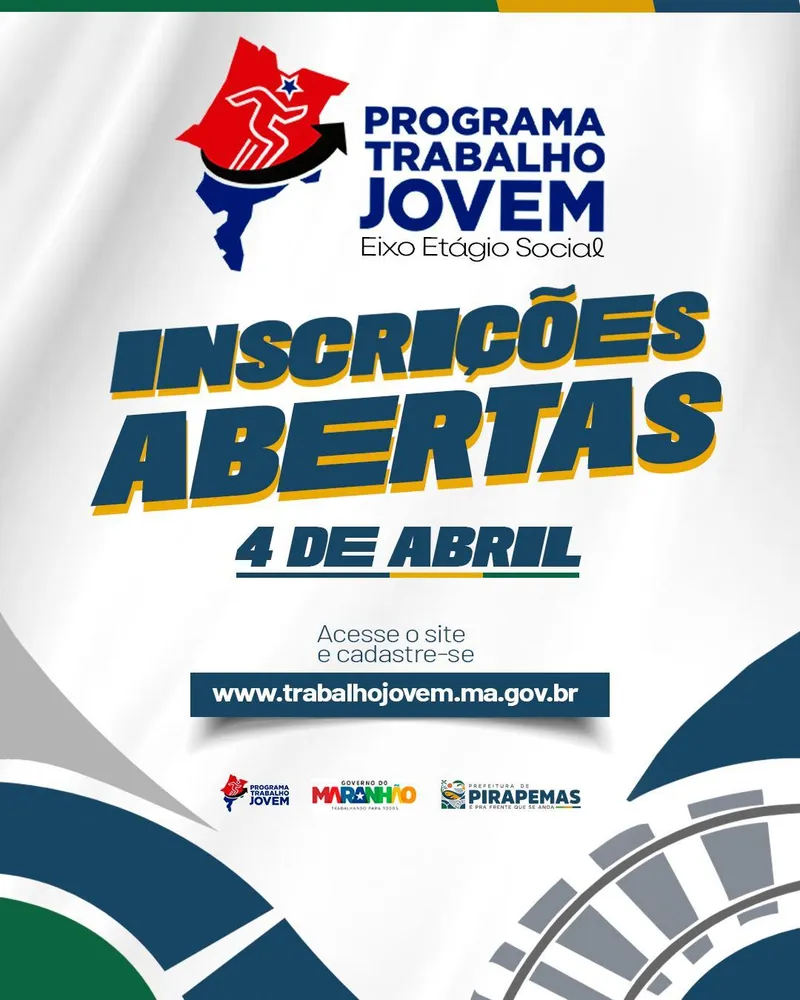 🚀 OPORTUNIDADE PARA A JUVENTUDE! 🚀