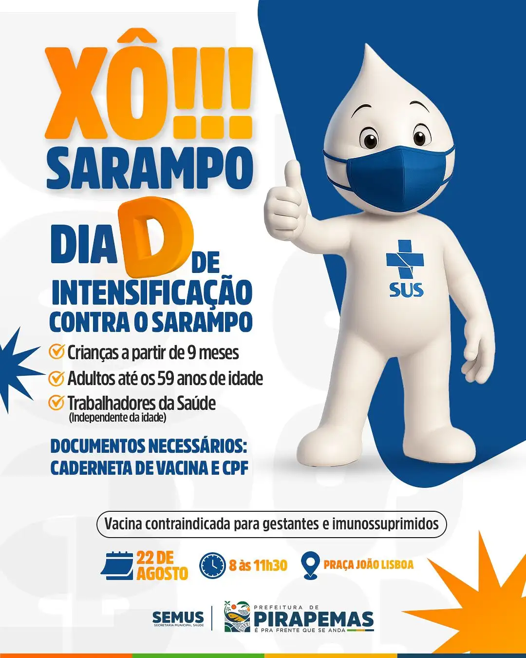 🚨 XÔ, SARAMPO! 🚨