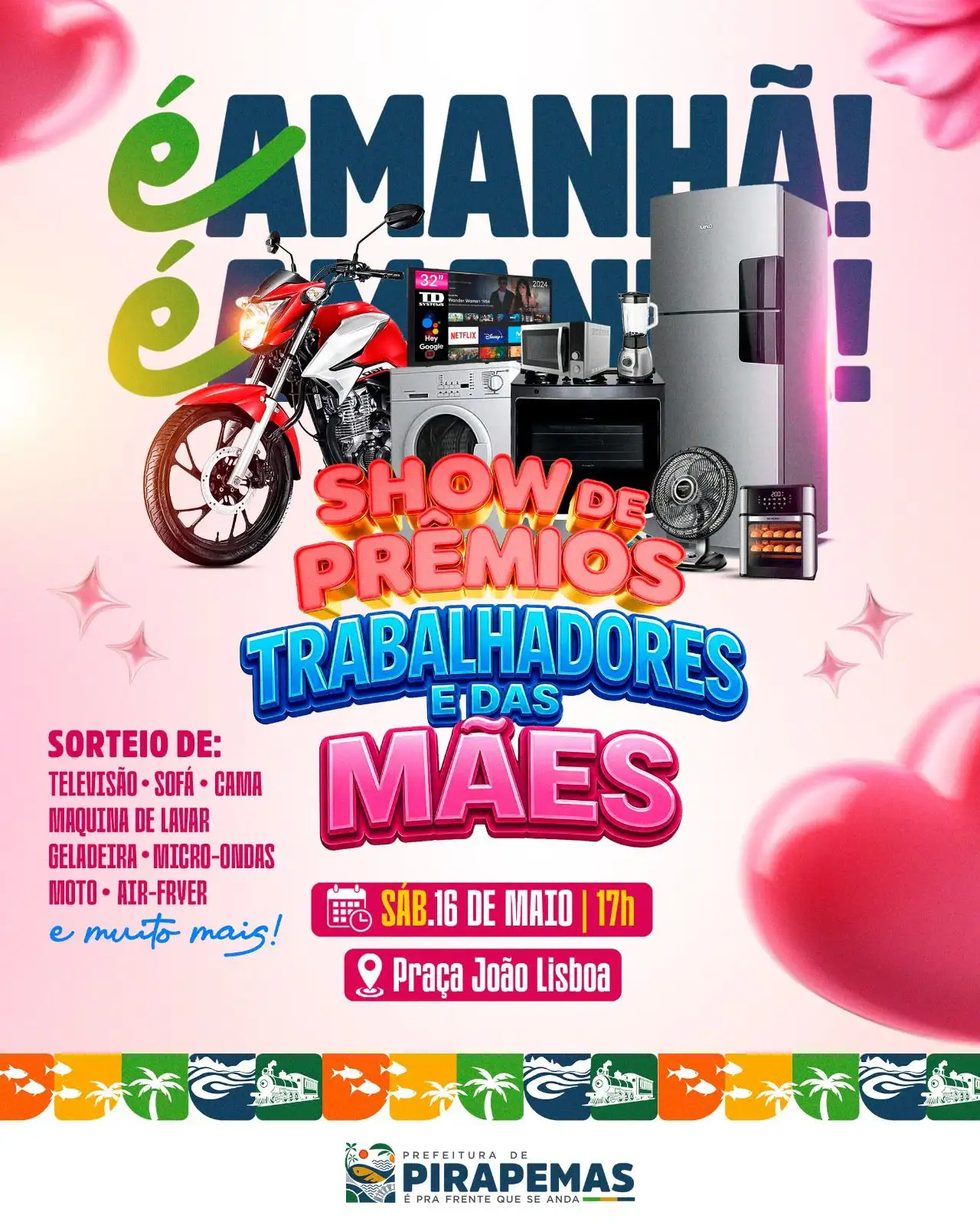 🎉 É AMANHÃ! 🎉