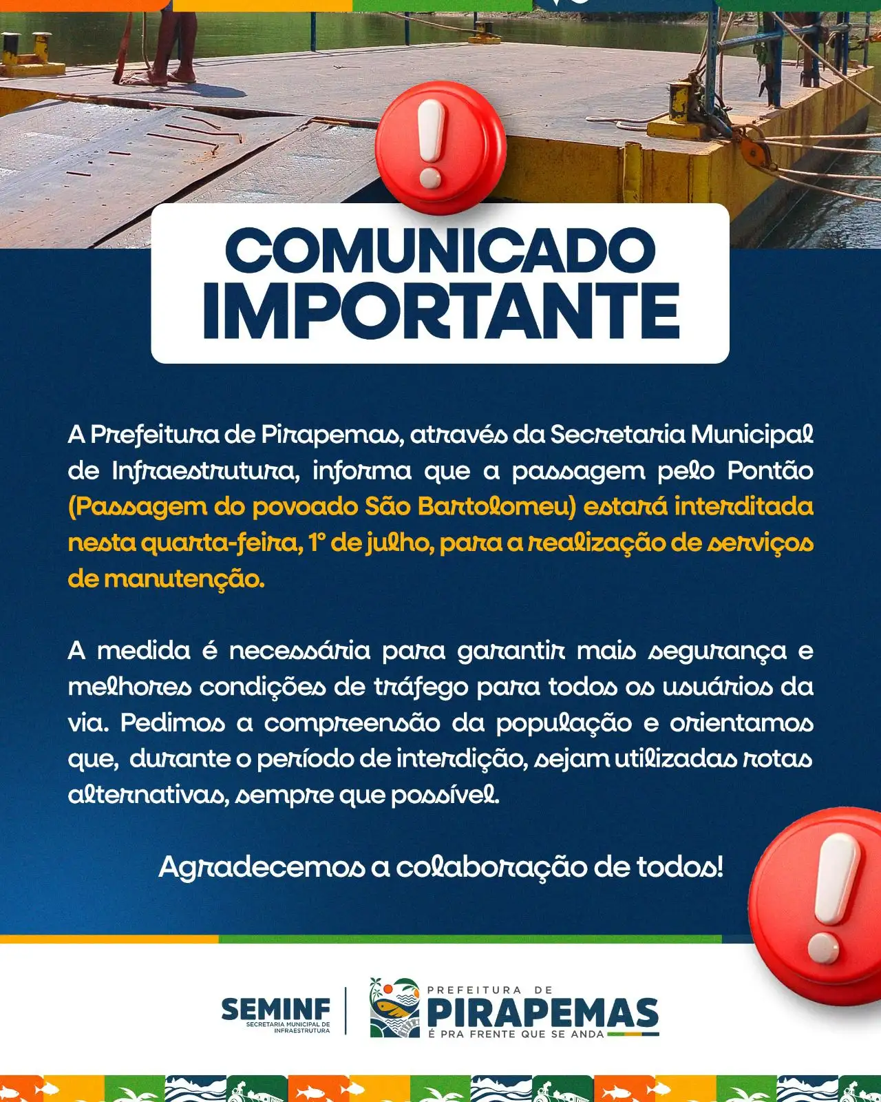 🚧 COMUNICADO IMPORTANTE