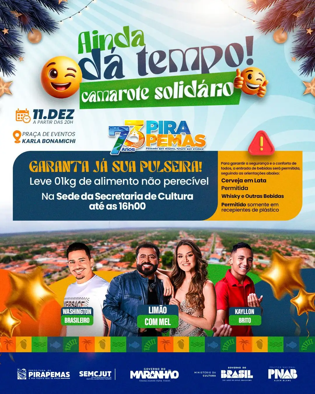 Camarote Solidário!