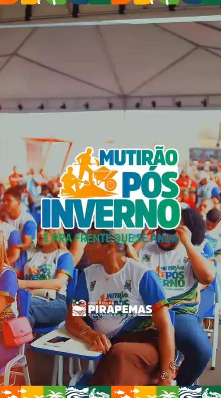 🚧 O trabalho segue avançando em Pirapemas!