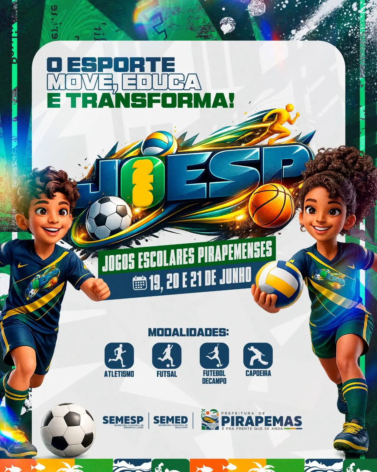 🏅 O esporte move, educa e transforma!
