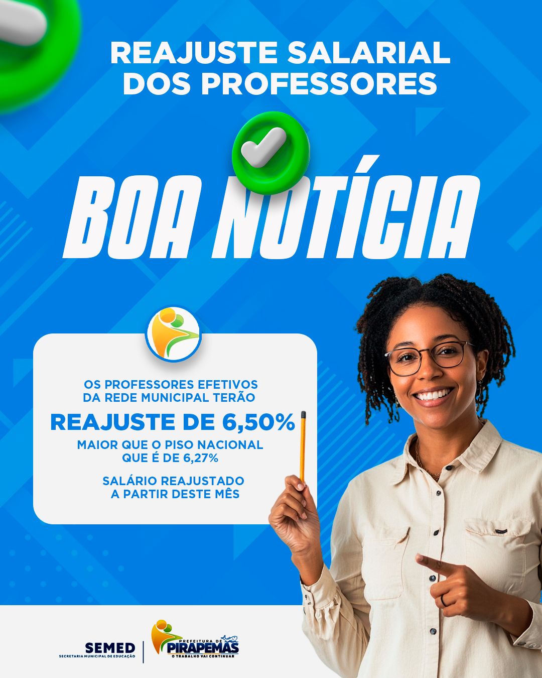 Reajuste Salarial dos Professores