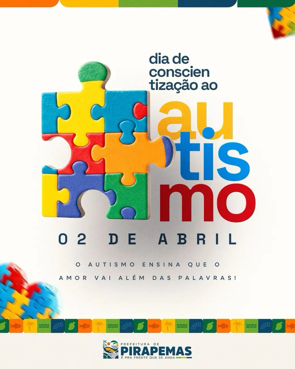 Dia Mundial de Conscientização do Autismo 💙