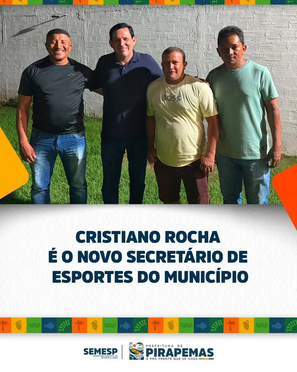 Cristiano Rocha assume a Secretaria Municipal de Esportes!